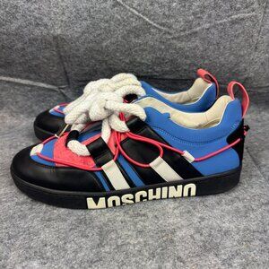 3️⃣ Moschino Teddy / Logo Low-Top Sneakers Size 45 Sz 12